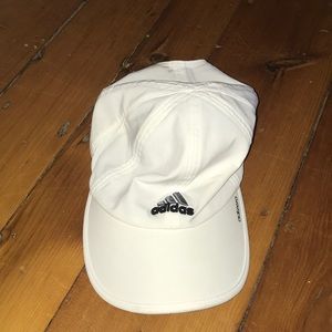 white adidas hat